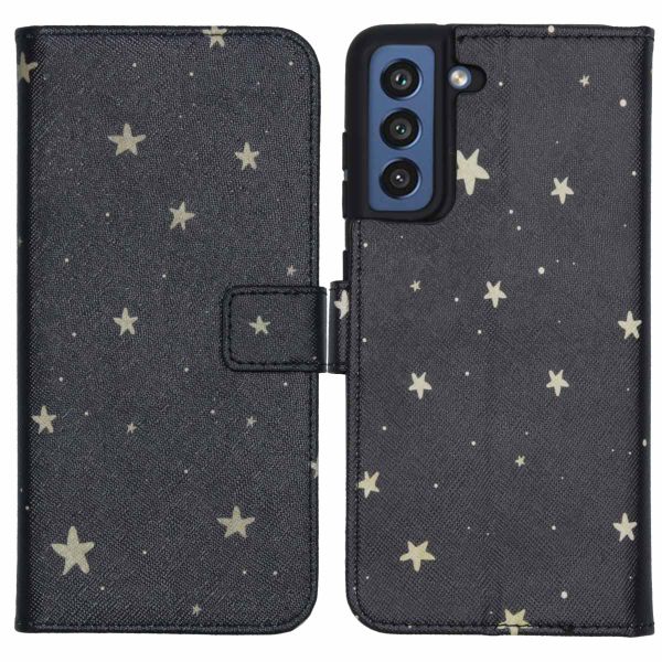 imoshion Design TPU Klapphülle Galaxy S21 FE - Stars Gold