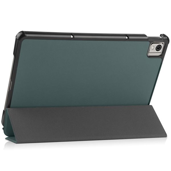 imoshion Trifold Klapphülle Nokia T21 - Dunkelgrün