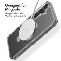 Accezz Ring Stand Backcover mit MagSafe für das Samsung Galaxy S24 Plus - Transparent