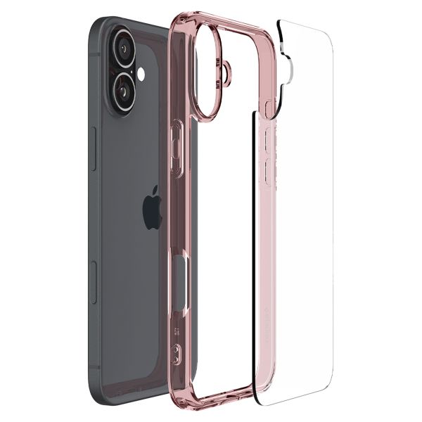 Spigen Ultra Hybrid™ Case für das Apple iPhone 16 - Rose Crystal