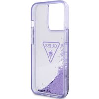 Guess Liquid Glitter Back Cover für das iPhone 14 Pro Max - Violett