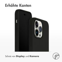 Accezz Liquid Silikoncase für das Apple iPhone 14 Pro Max - Schwarz