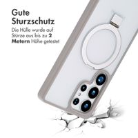 Accezz Ring Stand Backcover mit MagSafe Samsung Galaxy S25 Ultra - Grau