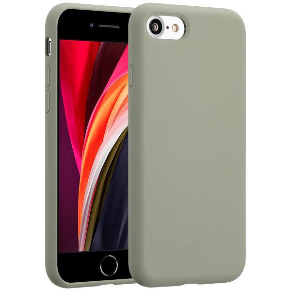 Accezz Liquid Silikoncase iPhone SE (2022 / 2020) / 8 / 7 - Cooper Green