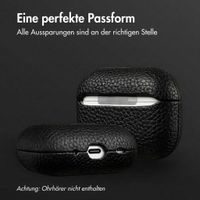 Accezz Echtleder Case  Apple AirPods Pro 2 - Schwarz