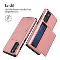 imoshion Backcover mit Kartenfach Samsung Galaxy S20 FE - Rosé gold