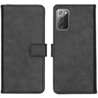 imoshion Luxuriöse Klapphülle Samsung Galaxy Note 20 - Schwarz
