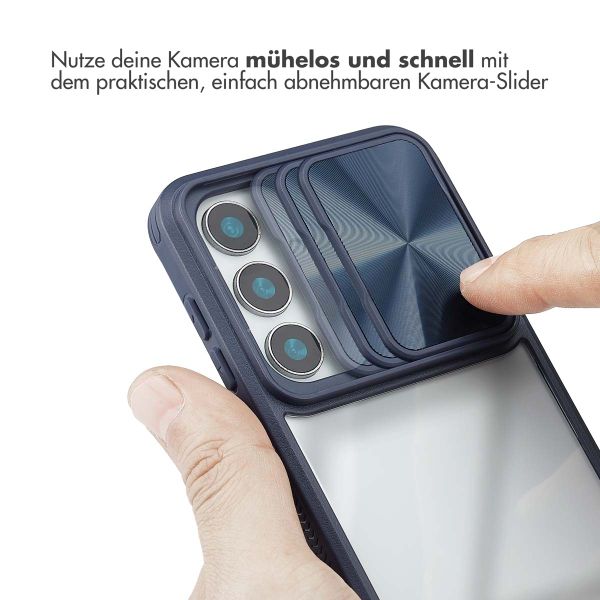 imoshion Back Cover mit Kameraschieber Samsung Galaxy S25 - Dunkelblau