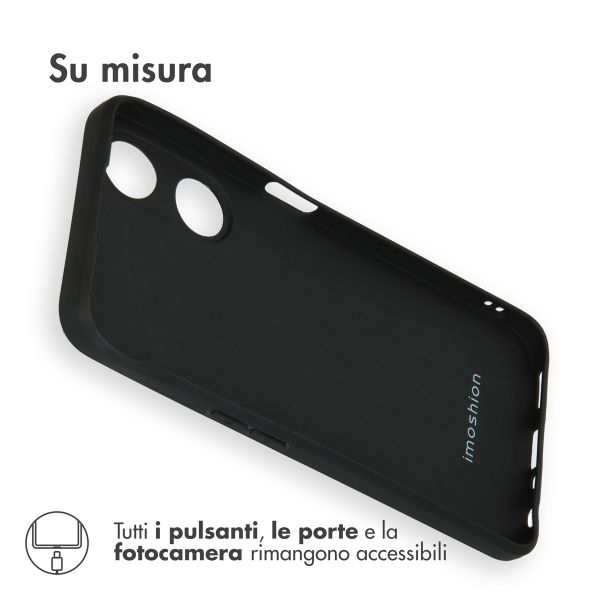 imoshion TPU Color Cover Oppo A78 (4G) - Schwarz