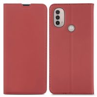 imoshion Slim Folio Klapphülle für das Motorola Moto E30 / E40 - Rot