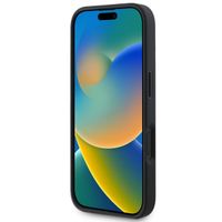 Guess 4G Metal Logo Back Cover Apple iPhone 16 - Schwarz