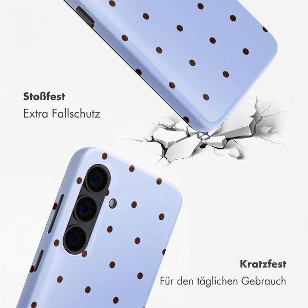 Selencia Vivid Back Cover Samsung Galaxy S24 - Happy Dots Digital Sky