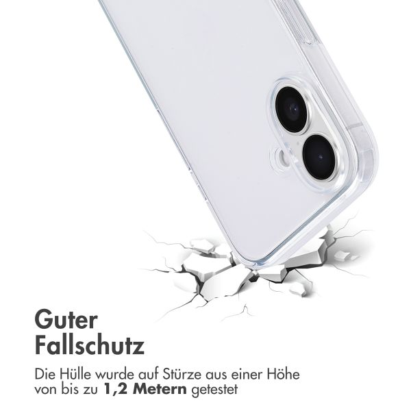 imoshion Back Cover mit Ständer iPhone 16 - Transparent