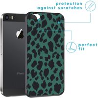 imoshion Design Hülle iPhone 5 / 5s / SE - Leopard - Grün / Schwarz