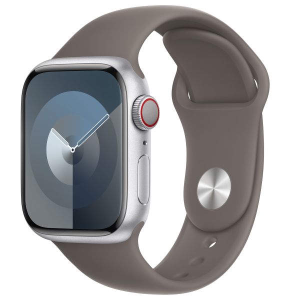 Apple Sport Band für Apple Watch Series 1 bis 9 / SE (38/40/41 mm) | Series 10 (42 mm) - Größe S/M - Clay