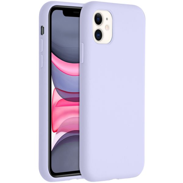 Accezz Liquid Silikoncase Lila für das iPhone 11