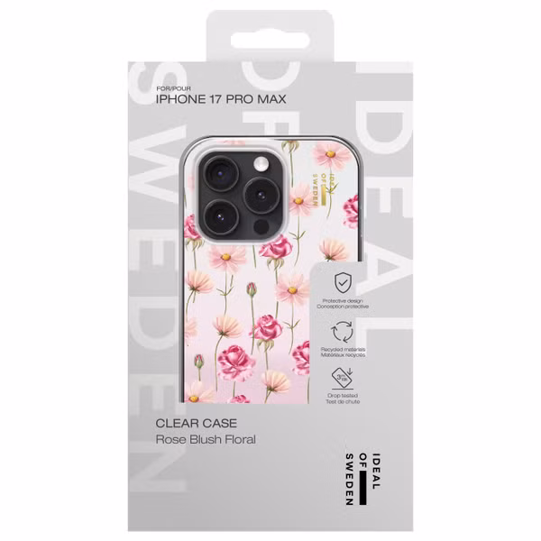 iDeal of Sweden Mirror Case Apple iPhone 17 Pro Max - Rose Blush Floral