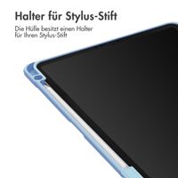 imoshion Trifold Hardcase Klapphülle für das iPad Air 11 Zoll (2025) M3 / (2024) M2 / Air 5 (2022) / Air 4 (2020) - Hellblau