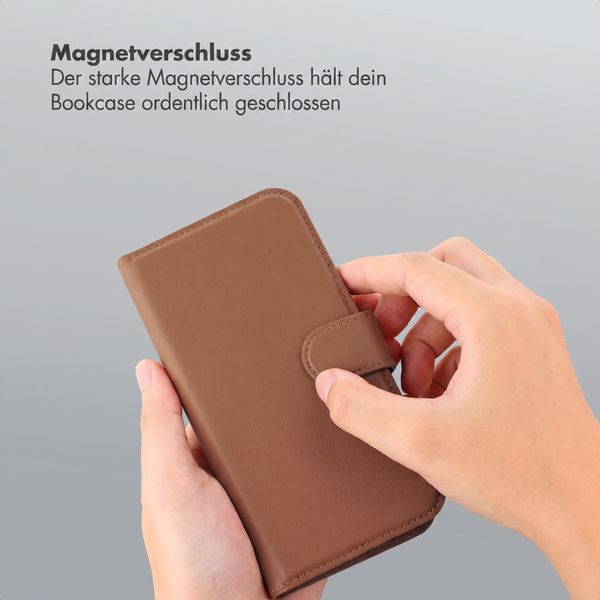 Accezz Edge abnehmbare Bookcase mit MagSafe Apple iPhone 18 Pro / 17 Pro - Braun