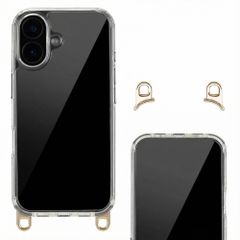 Selencia Backcover mit abnehmbaren Haken Apple iPhone 16 - Transparent