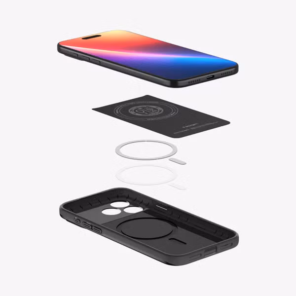 Spigen Thin Fit Backcover mit MagSafe Apple iPhone 17 Pro - Black