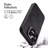 Accezz Rugged Frosted Back Cover mit MagSafe Apple iPhone 16 Pro - Schwarz