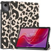 imoshion Design Trifold Klapphülle für das Lenovo Tab M11 - Leopard