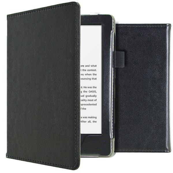 imoshion Vegan Leather Klapphülle Amazon Kindle 10 - Schwarz