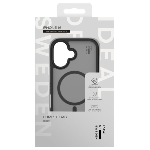 iDeal of Sweden Bumper Case MagSafe Apple iPhone 16 - Schwarz