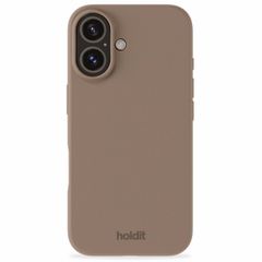 Holdit Silicone Case Apple iPhone 16 - Mocha Brown