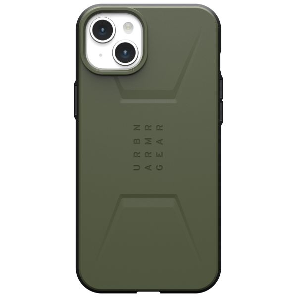 UAG Civilian Backcover MagSafe für das iPhone 15 Plus - Olive Drab