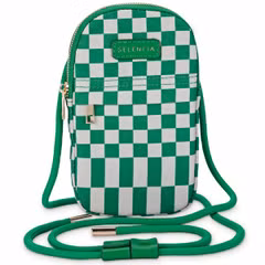 Selencia ﻿ Handytasche - Checker Green