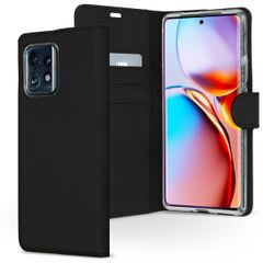 Accezz Wallet TPU Klapphülle Motorola Edge 40 Pro - Schwarz