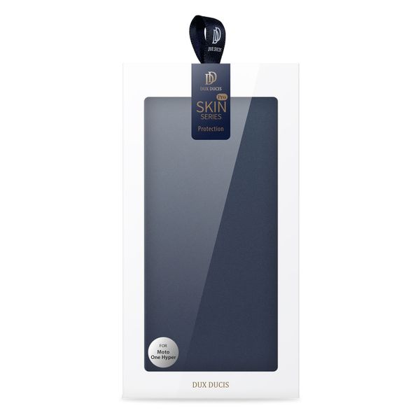 Dux Ducis Slim TPU Klapphülle Blau für das Motorola One Hyper