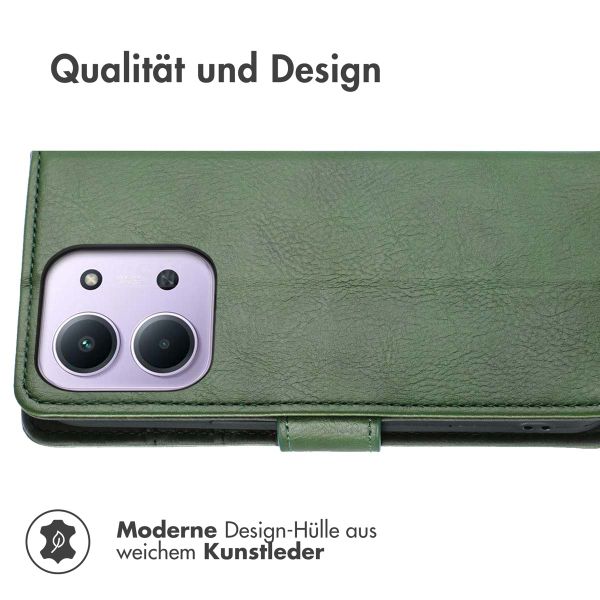 imoshion Luxuriöse Klapphülle Xiaomi Redmi 15C (5G) - Grün