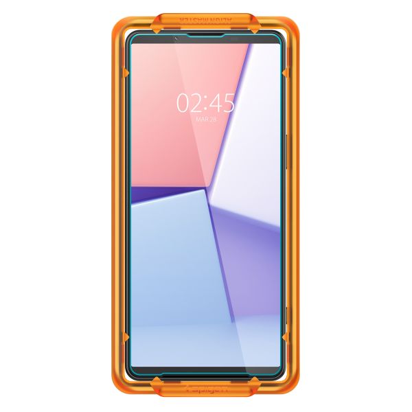 Spigen GLAStR Fit Displayschutzfolie 2er-Pack + Applicator Sony Xperia 1 VI