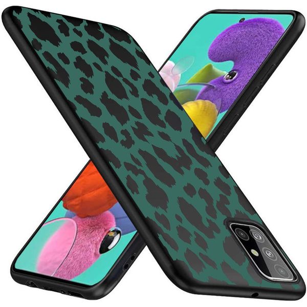 imoshion Design Hülle Samsung Galaxy A51 - Leopard - Grün / Schwarz