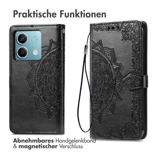 imoshion Mandala Klapphülle Xiaomi Redmi Note 13 (5G) - Schwarz