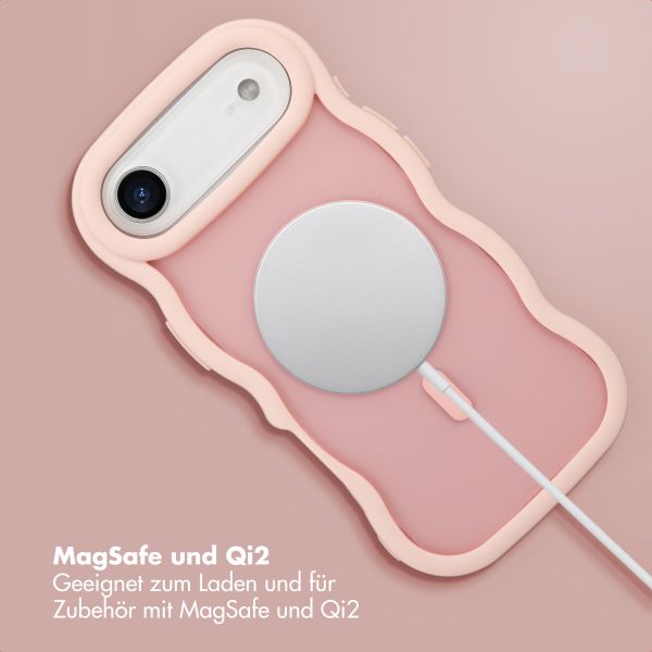 Selencia Wavy Backcover mit MagSafe Apple iPhone Air - Soft Pink