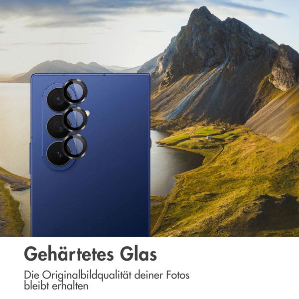imoshion Kameraprotektor aus Glas 2er-Pack für das Samsung Galaxy Z Fold 7 - Schwarz