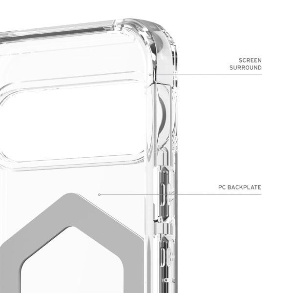 UAG Plyo Pro Backcover für das Google Pixel 9 / 9 Pro - Ice / Silver