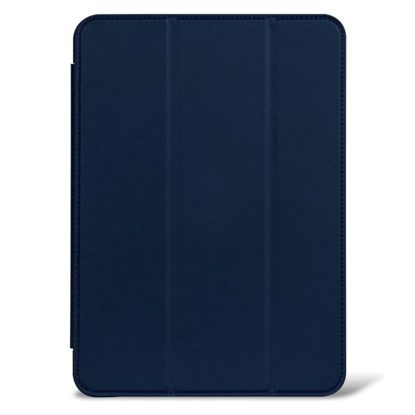 Decoded Textured Sillicon Slim Cover für das iPad Pro 11 (2024) M4 - Navy Peony