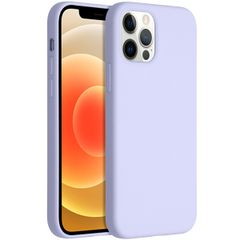 Accezz Liquid Silikoncase Apple iPhone 12 (Pro) - Violett