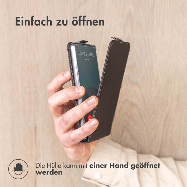 Accezz Flip Case für das Samsung Galaxy A56 - Schwarz