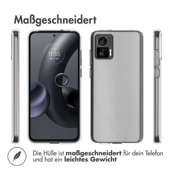 Accezz TPU Clear Cover für das Motorola Edge 30 Neo - Transparent