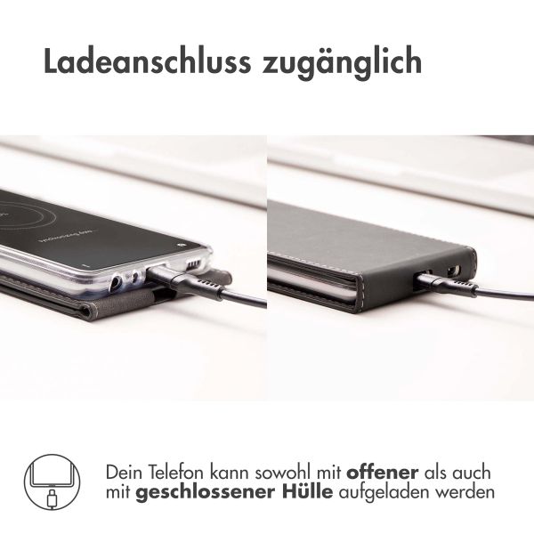 Accezz Flip Case für das Samsung Galaxy A56 - Schwarz