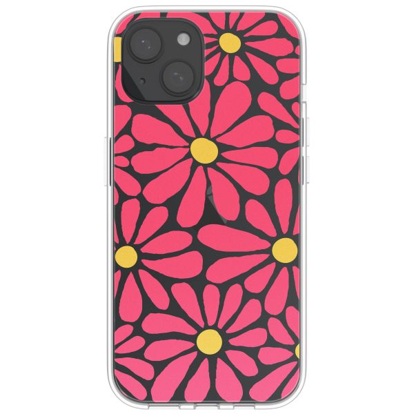 imoshion  Design Hülle für das iPhone 15 - Dusty Rose Flowers Connect