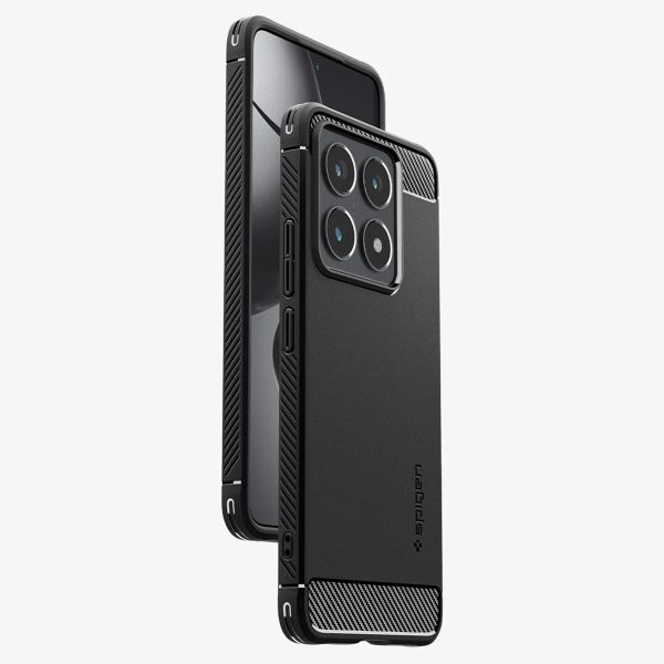 Spigen Rugged Armor Case für das Xiaomi 14T - Matte Black