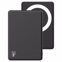 iDeal of Sweden Slim MagSafe Powerbank 5.000 mAh - Kabellose Powerbank - Black