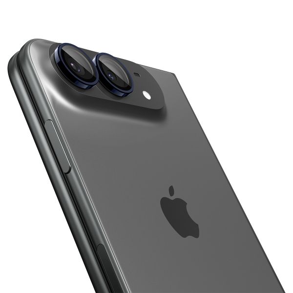 Spigen Optik Pro EZ Fit Lens Protector 2er-Pack Apple iPhone Duo - Black